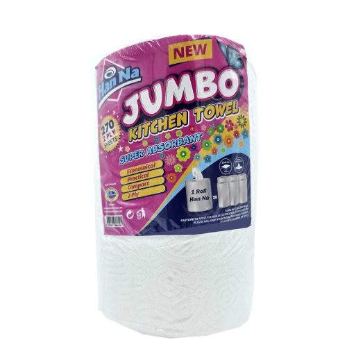 Han-Na Jumbo Kitchen Towel 270 Sheets X 6