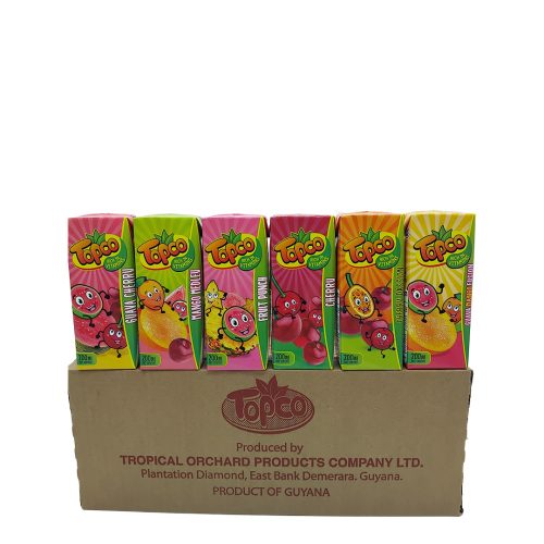 Topco Juices Mixed Case 200ml x 24